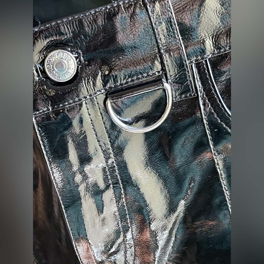 Zadig & Voltaire NWOT Peko Black Vinyl Leather Pant Women's CALL OUTS - Picture 4 of 16